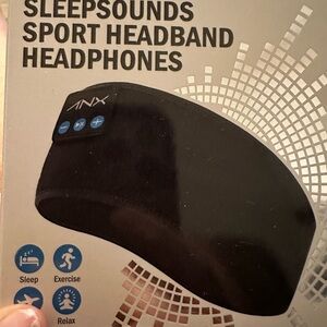 ANX Black SleepSounds Sport Headband Headphones